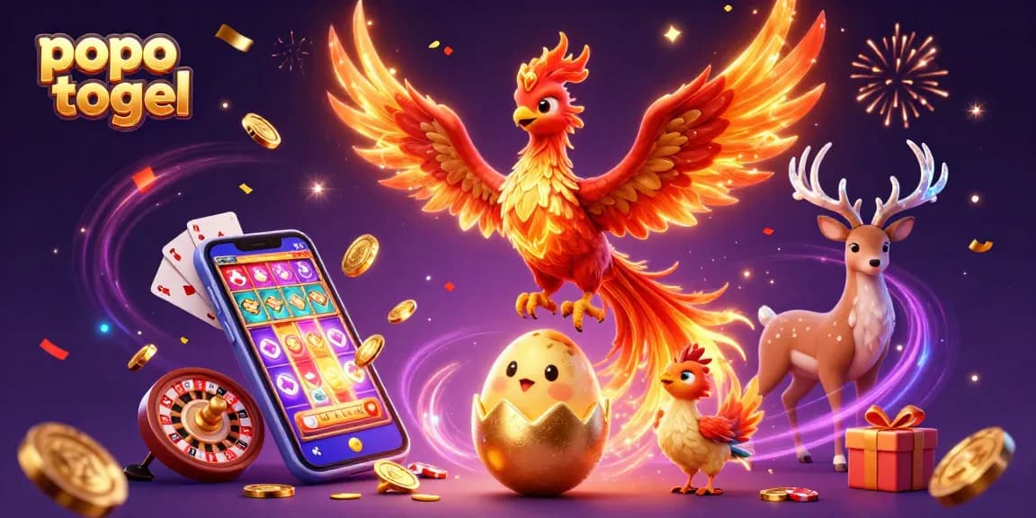 Experience the thrill of popo togel with vibrant characters and dynamic casino elements in action.