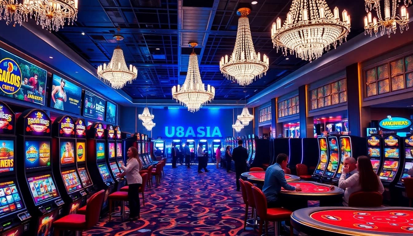 สัมผัสความตื่นเต้นที่ https://u8asia.biz/ ด้วยช่วงเวลาคาสิโนหรูหราและกิจกรรมเกมที่สดใส