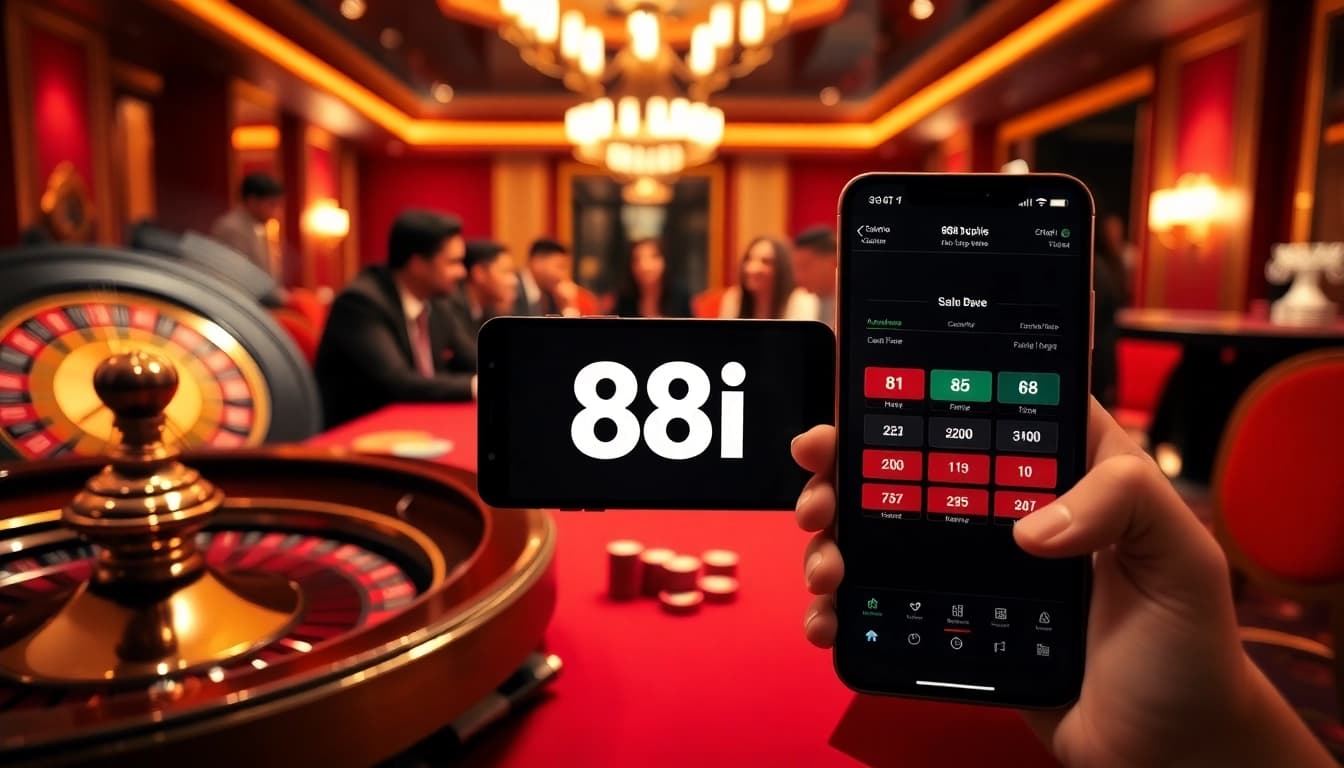 Experience the thrill of gambling with 88i at a luxurious casino table with vibrant options.