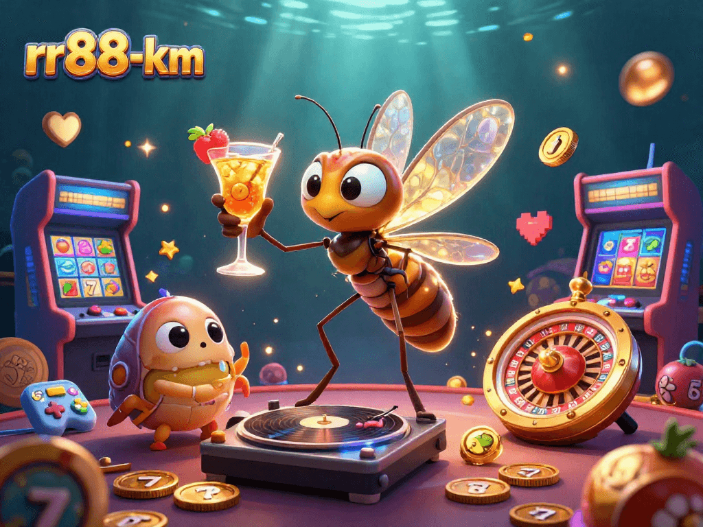 Engage with rr88-km’s dynamic casino experience featuring vibrant characters and a lively gaming atmosphere.
