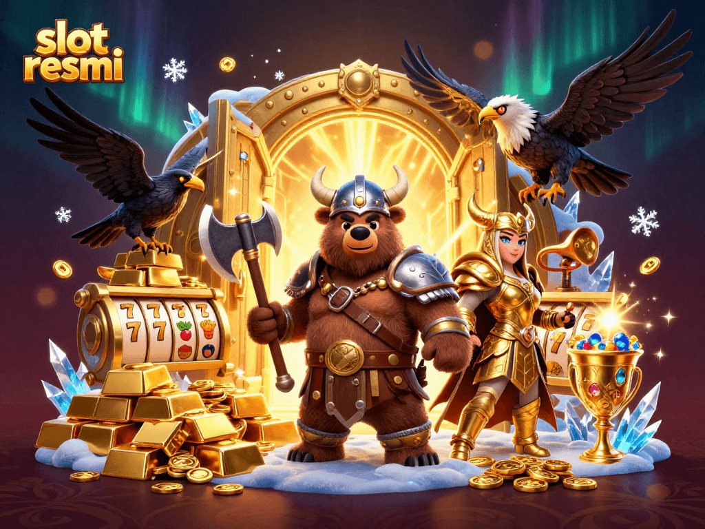Engage in thrilling slot resmi action with Viking and Valkyrie amidst dazzling treasures.