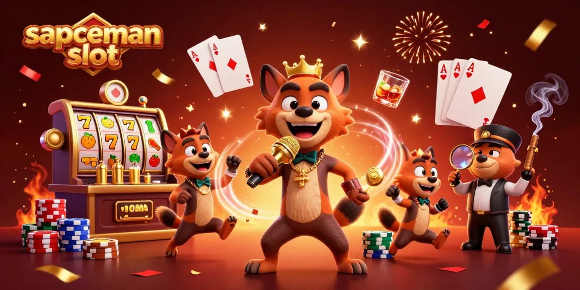 Engage with exciting sapceman slot action amid lively casino hyenas and dynamic gaming elements.