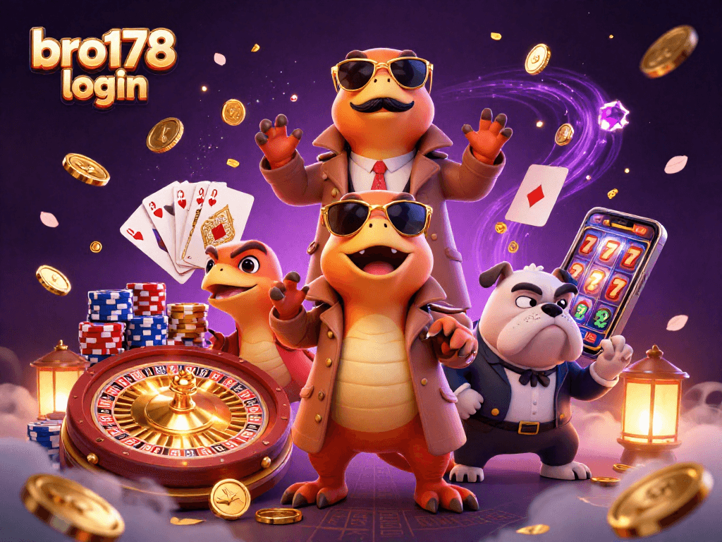 Masuk kasino vip menjadi lebih menarik dengan bro178 login, saat raptor lucu berpura-pura.
