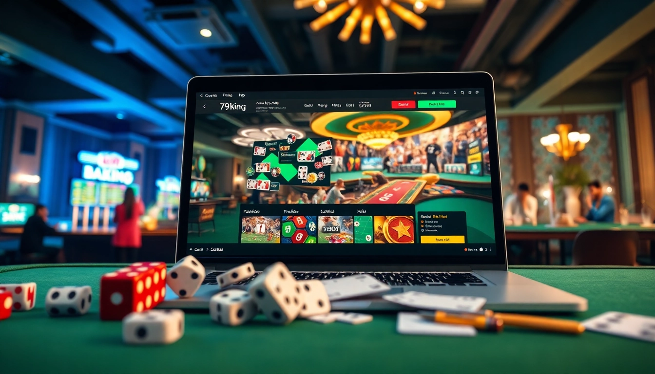 Spannendes Online-Gaming erleben auf der lebhaften Plattform von 79king hn mit Casino-Elementen.