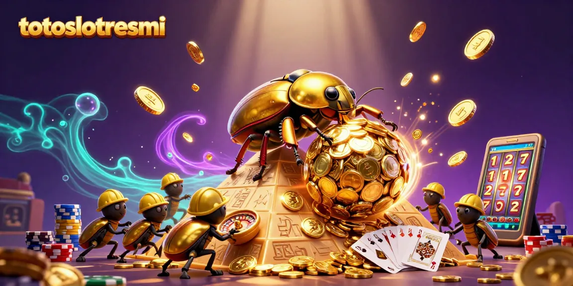 Experience thrilling wins with totoslotresmi in a vibrant casino scene featuring golden coins and dynamic gameplay elements.