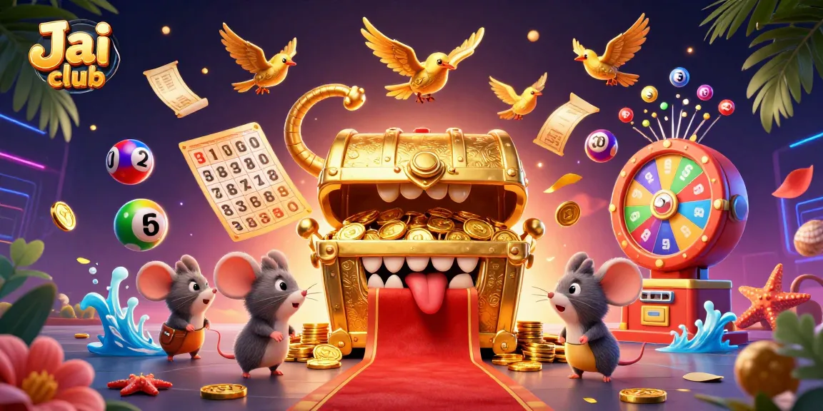 Join the excitement at Jai club with vibrant lottery games and rich rewards in this dynamic casino scene.