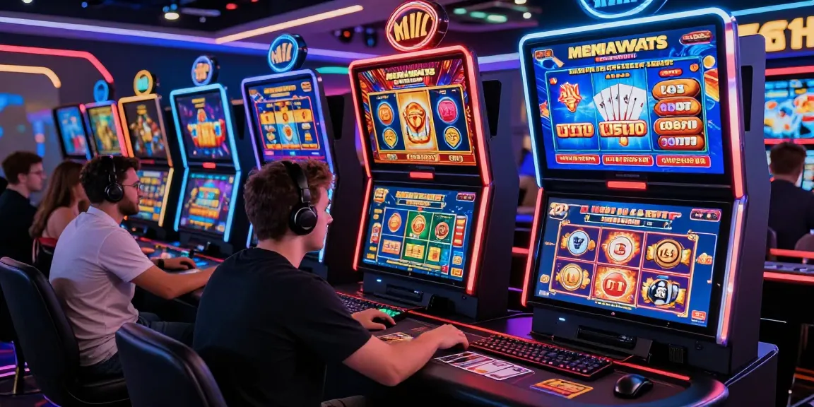 Players engaging with new online casino sites on devices with vibrant graphics and immersive gaming atmosphere.