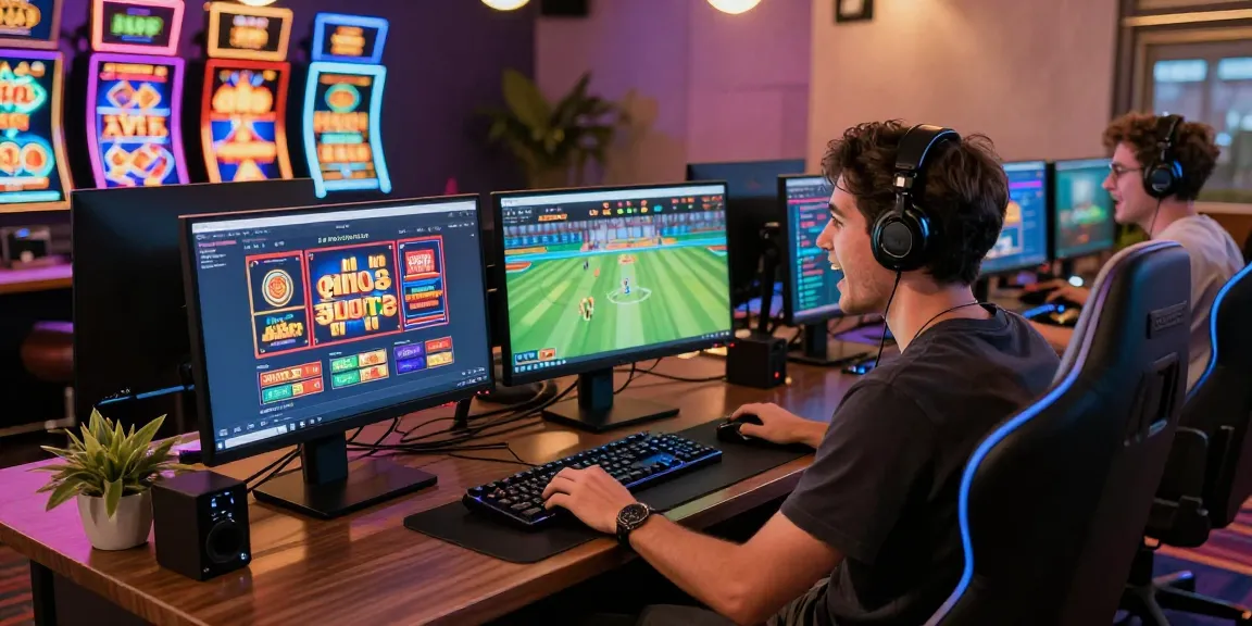 Exciting online gaming at https://hrnd.co.uk featuring a player engaging with top non UK casinos.