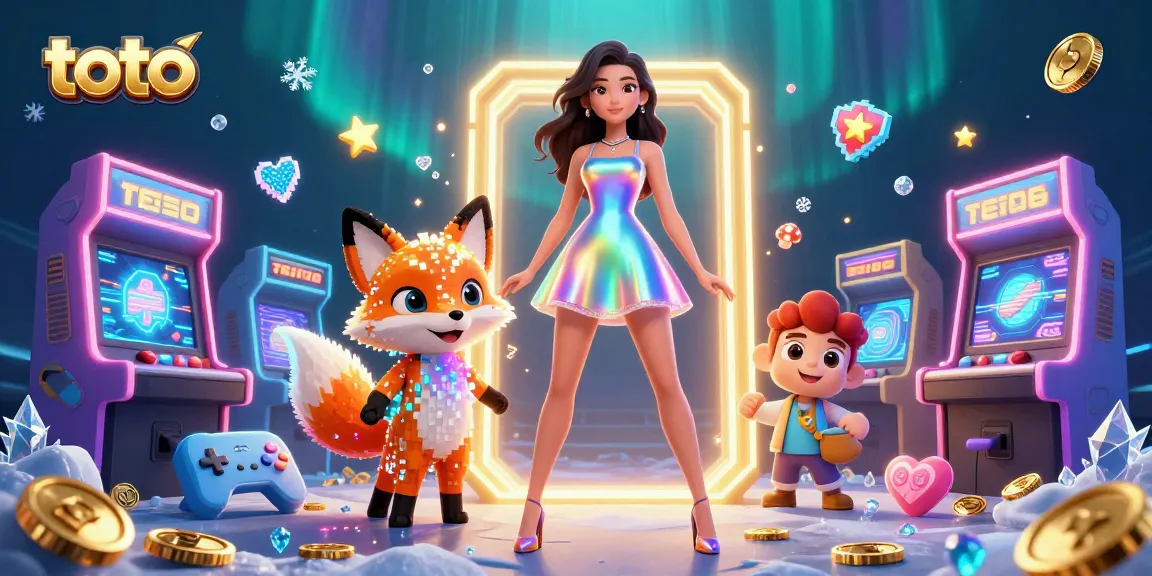 Engage with toto for thrilling lottery experiences in an immersive 3D gambling illustrated scene.