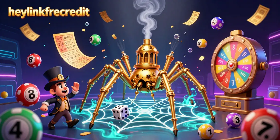 heylinkfreecredit captures the excitement of casino games with a dynamic steampunk scene.