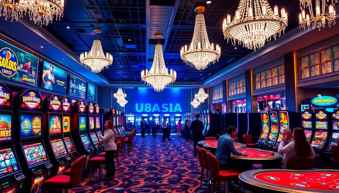 สัมผัสความตื่นเต้นที่ https://u8asia.biz/ ด้วยช่วงเวลาคาสิโนหรูหราและกิจกรรมเกมที่สดใส
