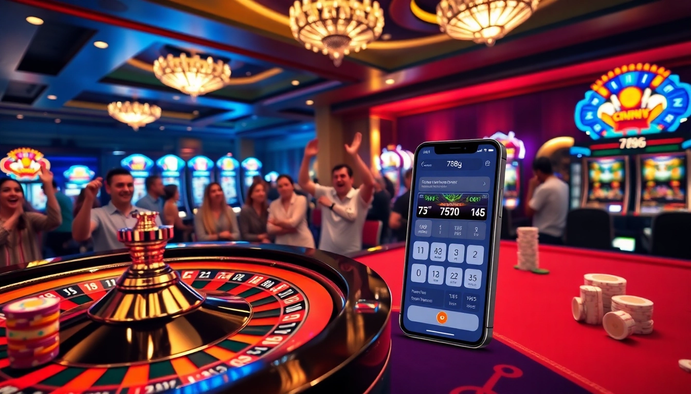 Disfruta de una experiencia de juego emocionante en el casino 789g, con ruleta y jugadores animados.
