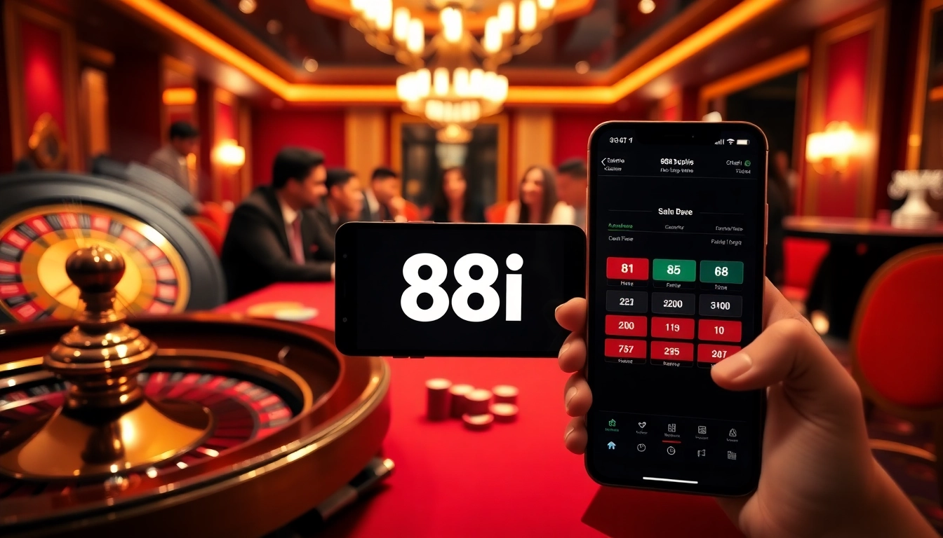 Experience the thrill of gambling with 88i at a luxurious casino table with vibrant options.