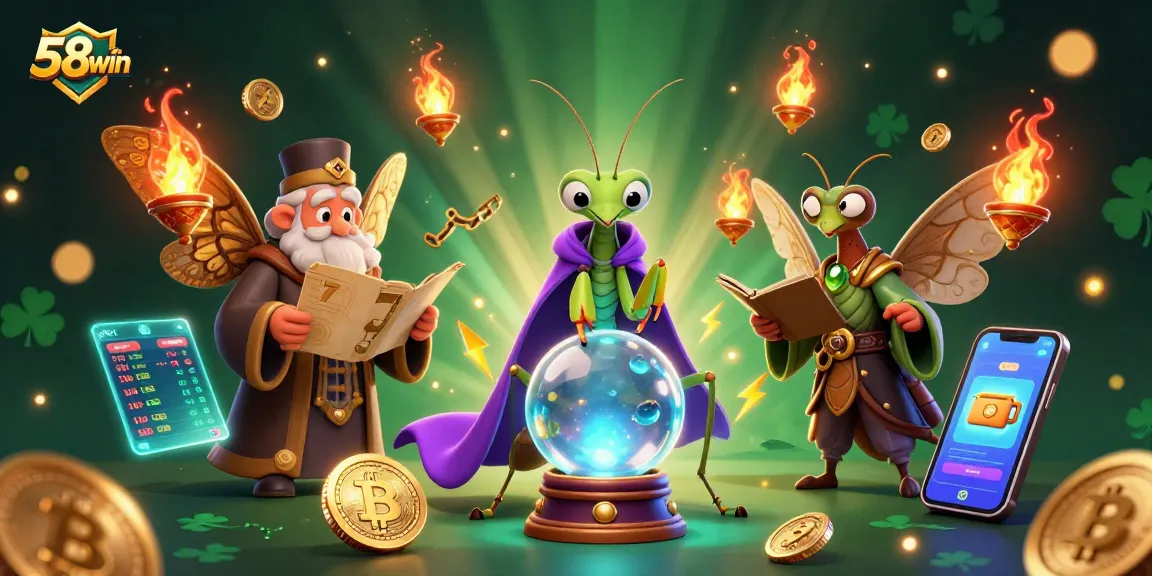 Experience 58win's thrilling slot action captured in a vibrant, dynamic illustration.