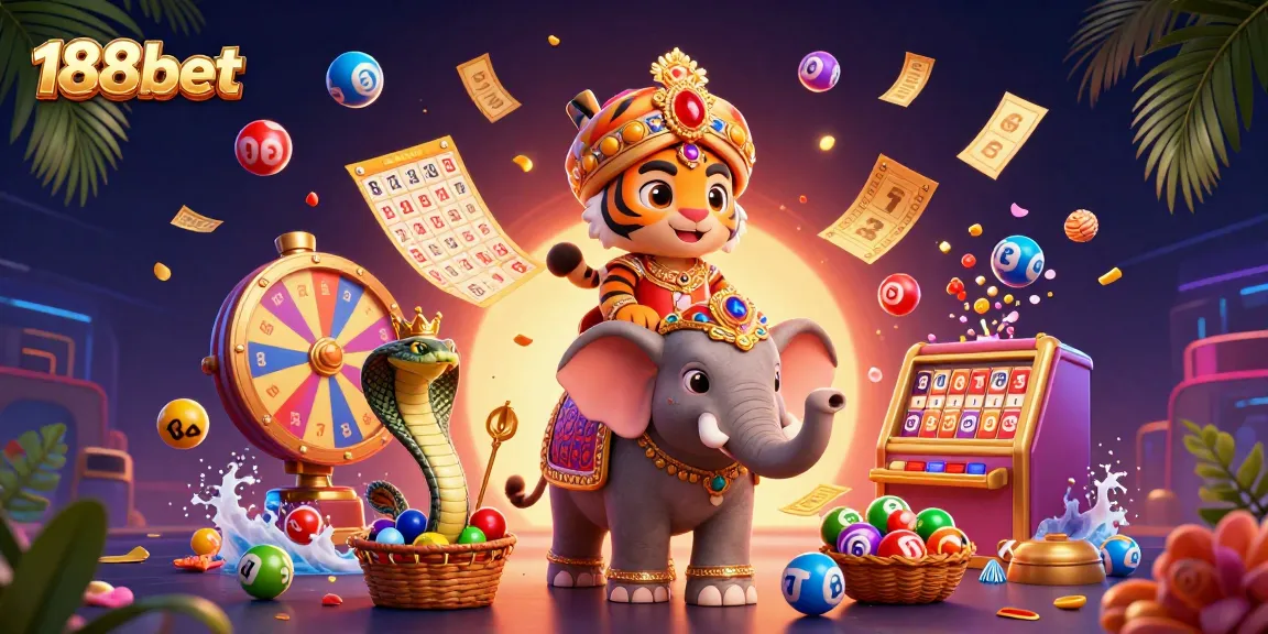 Experience excitement at 188bet with vibrant casino elements, lively characters, and dynamic gaming action.