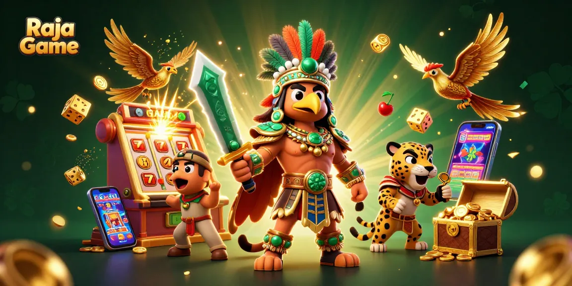 Experience thrilling gameplay with Raja Game's captivating 3D casino visuals and jackpot excitement.