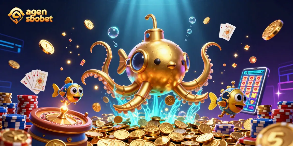Engage with agen sbobet in dynamic sports betting action with vibrant 3D casino elements.