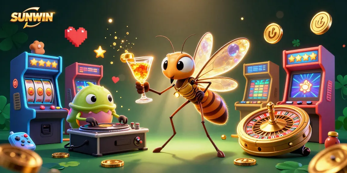 SUNWIN transforms gaming with exciting slots and vibrant casino action in a creative 3D illustration.