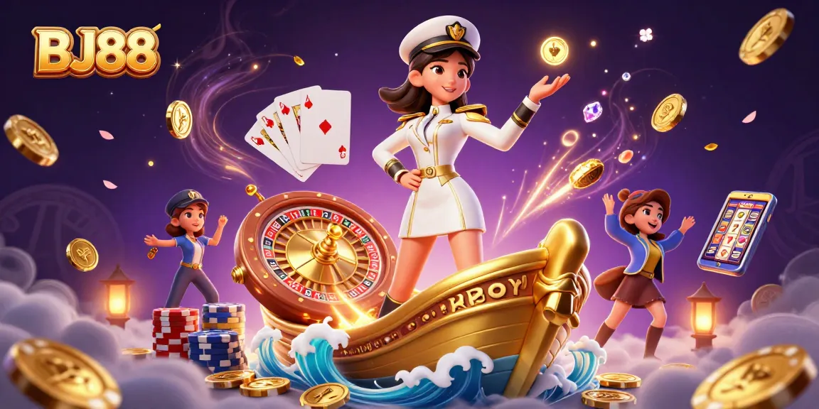 Experience thrilling gameplay at BJ88 with dynamic casino elements and a captivating design.