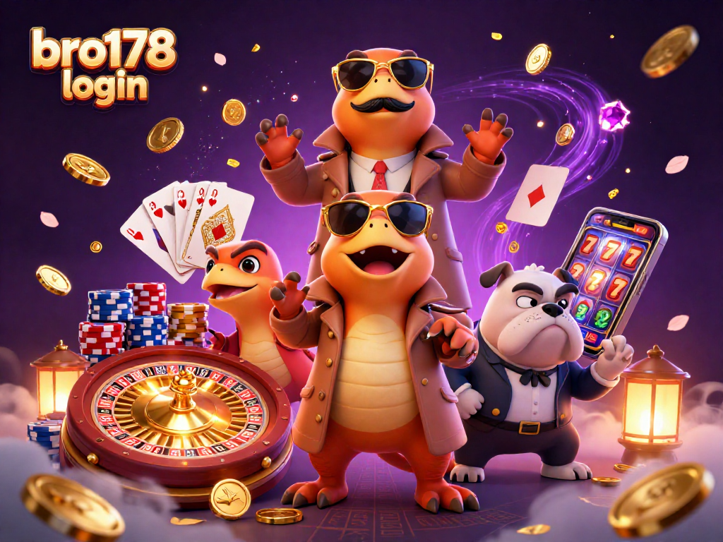 Masuk kasino vip menjadi lebih menarik dengan bro178 login, saat raptor lucu berpura-pura.