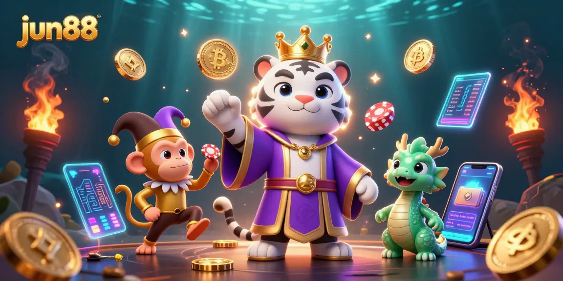 Experience the captivating thrill of jun88 with vibrant characters and dynamic casino elements.