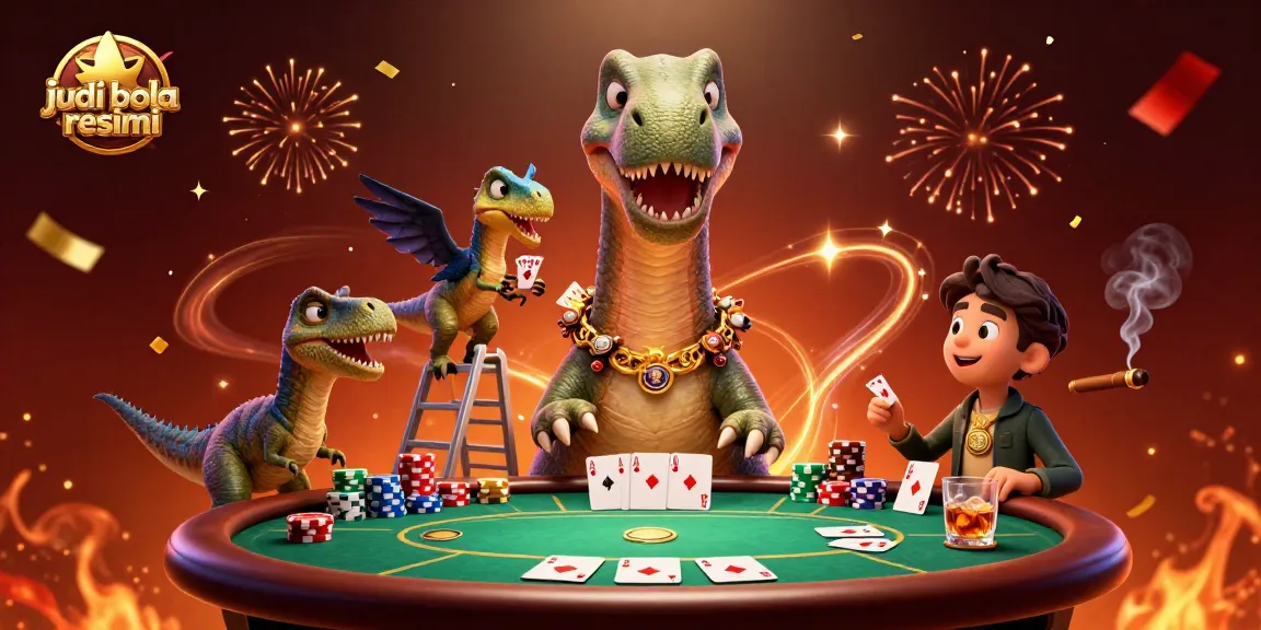 Experience judi bola resmi with thrilling betting action and colorful casino elements in a dynamic scene.