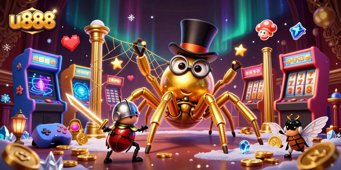 Engage in thrilling gameplay with u888 as a golden tarantula weaves a web of fortune.