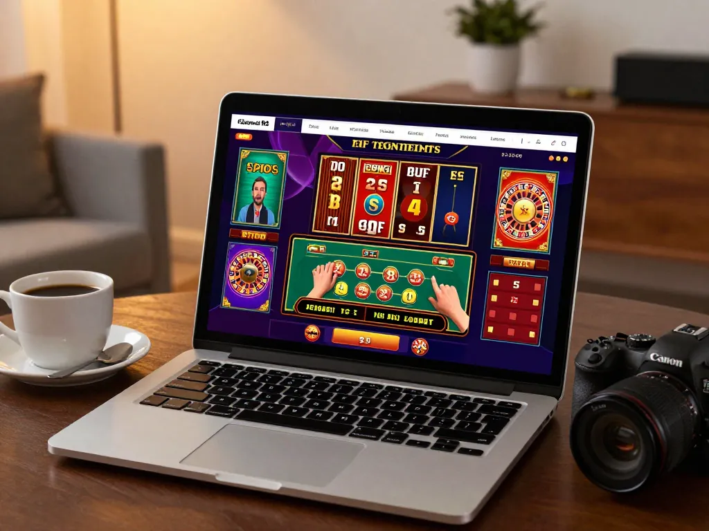 Player enjoying diverse games on trang chủ fly88 online casino platform from a cozy home setting.
