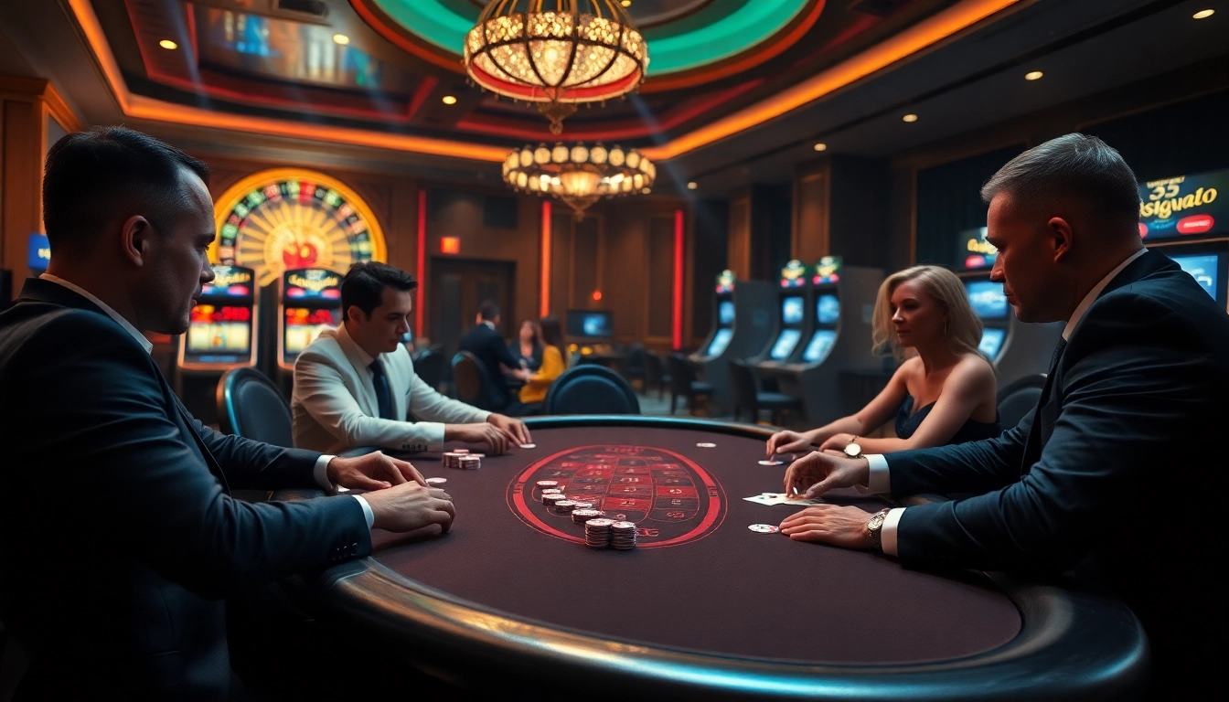 Engage with KK55 themed high-stakes poker gameplay featuring vibrant chips and cards.