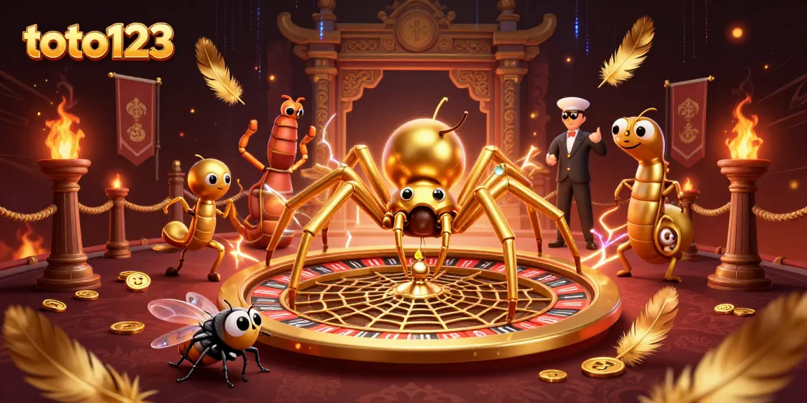 Bet on the thrilling toto123 platform with a lively roulette web scene spinning excitement.
