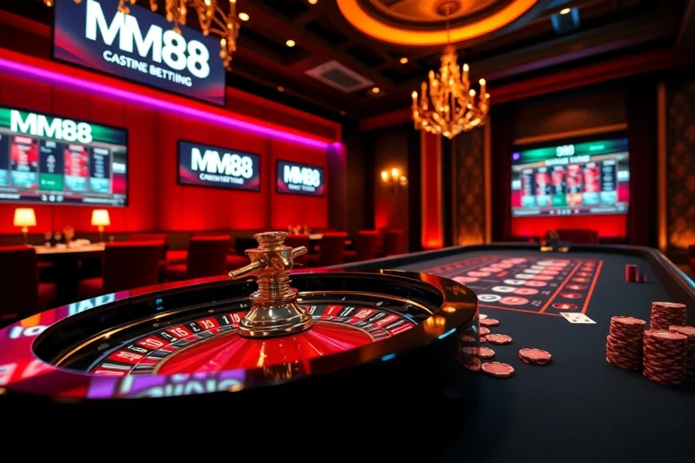 Experience the thrill of gambling with MM88 HOW on luxurious casino tables and vibrant betting scenes.