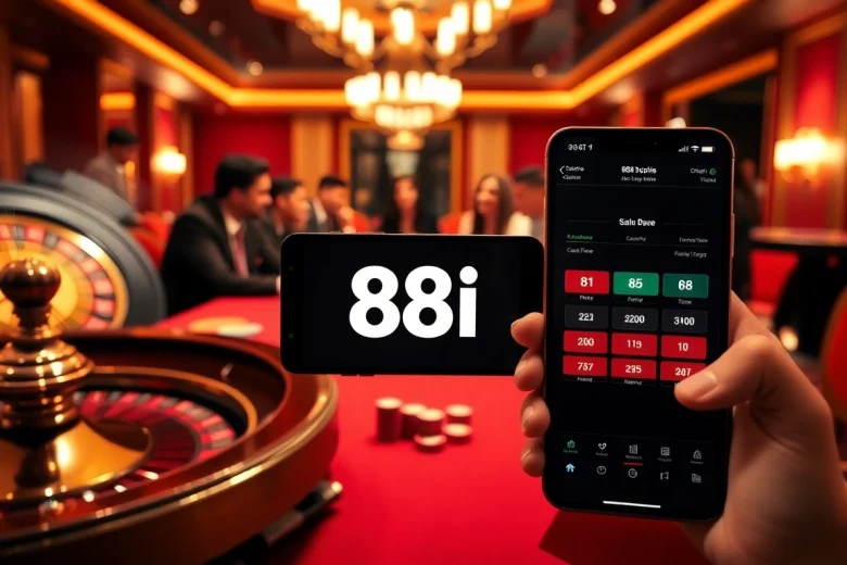 Experience the thrill of gambling with 88i at a luxurious casino table with vibrant options.