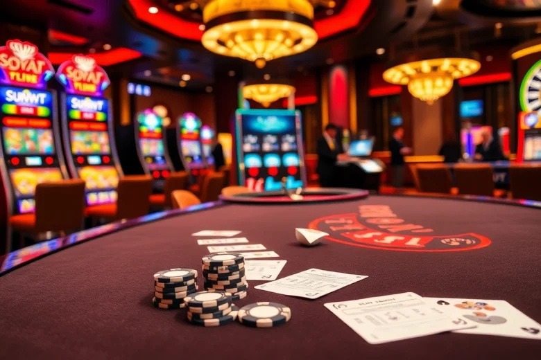 Experience thrilling gameplay at sunwin's luxurious gaming tables and vibrant slots.