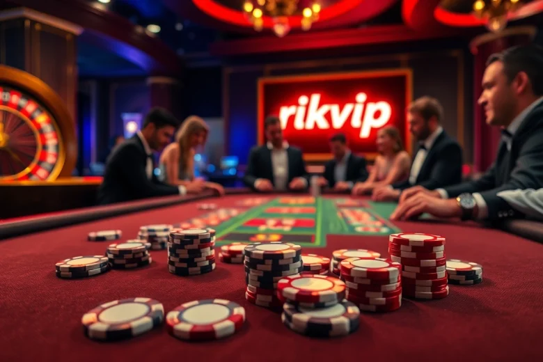 Experience thrilling gameplay at Rikvip with exciting poker and roulette action.