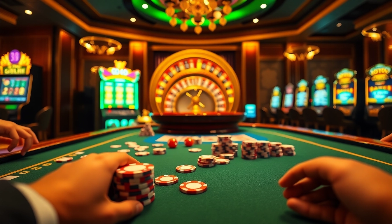 Experience the thrill of gambling with go 88 poker action and luxury casino ambience.