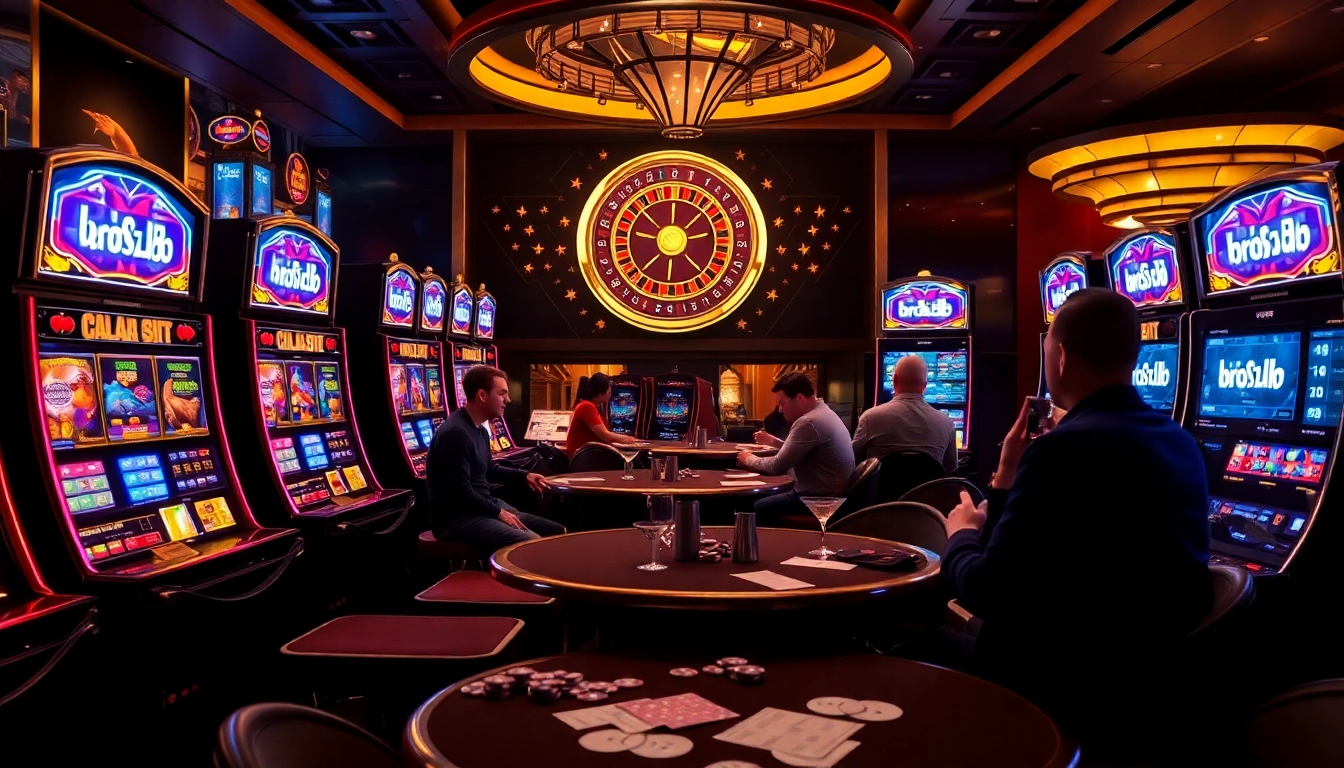 Experience the excitement of bro138 with vibrant slot machines and lively casino action.