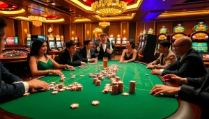 Experience thrilling gaming at https://kuwinblog.com/ with vibrant poker chips and an elegant casino atmosphere.