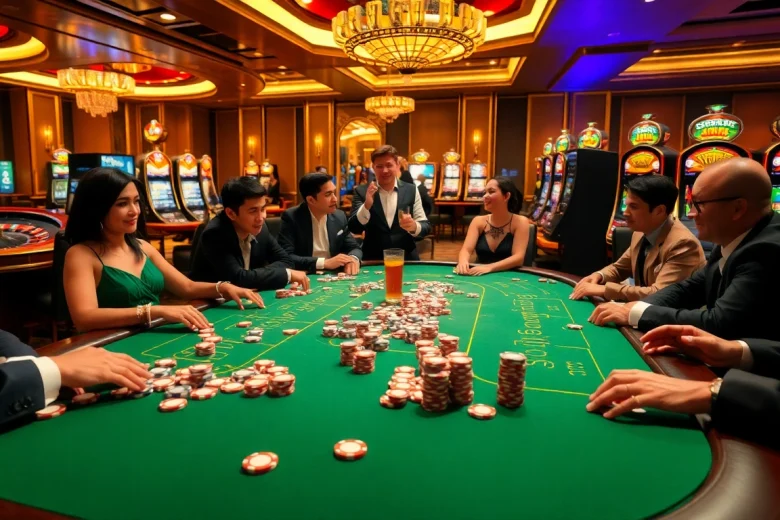 Experience thrilling gaming at https://kuwinblog.com/ with vibrant poker chips and an elegant casino atmosphere.