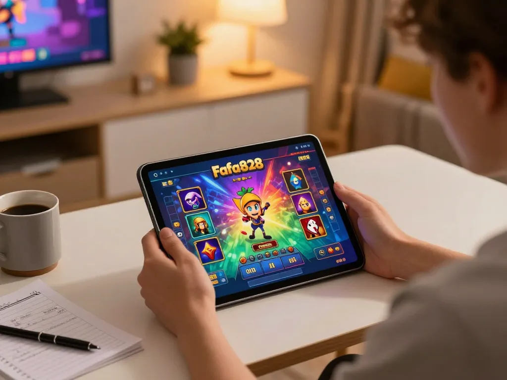 เล่นเกมสล็อตบนแพลตฟอร์มออนไลน์ของ Fafa828 จากการตั้งค่าที่บ้านอันอบอุ่น แสดงให้เห็นถึงอินเทอร์เฟซเกมที่มีชีวิตชีวาและโน้ตเชิงกลยุทธ์