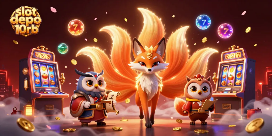Engage with the thrilling slot depo 10rb experience featuring vibrant characters and dynamic casino elements.